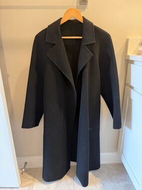 Gentle Herd Wrap Wool Coat